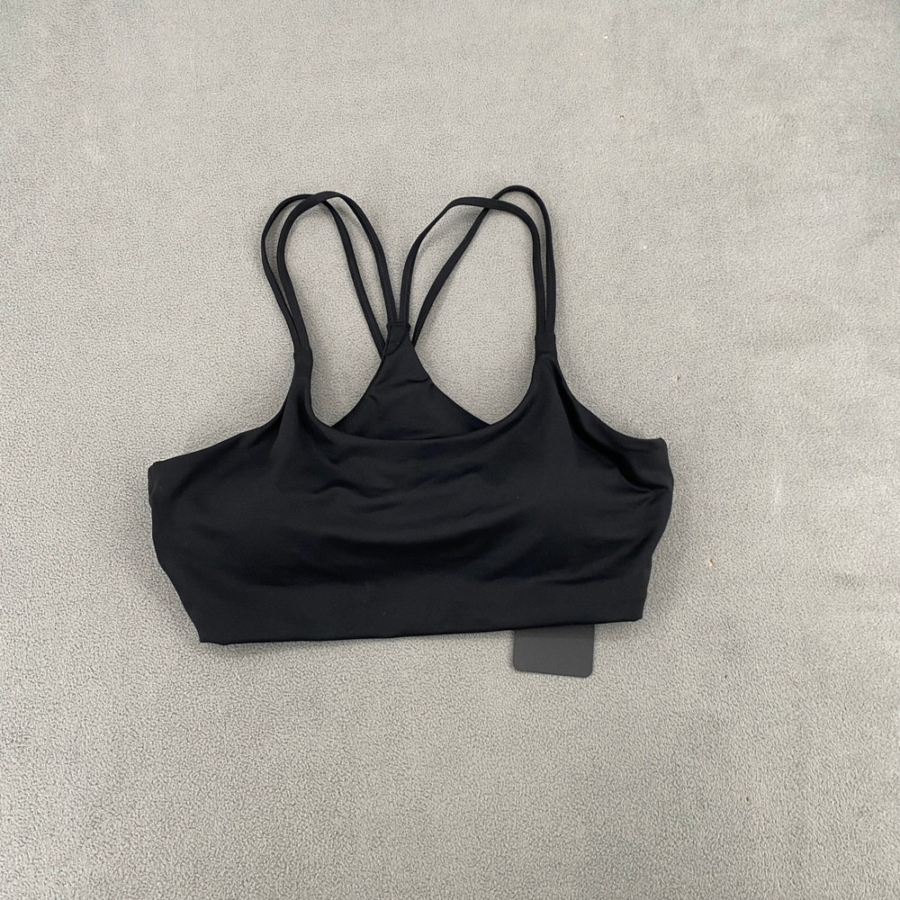 Fabletics Principal Low Impact Strappy Sports Bra Black BA2355231-0001-17050 L